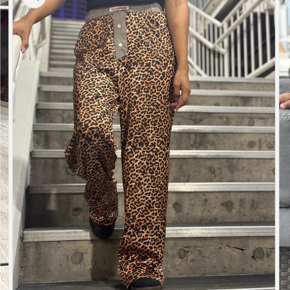 Ex-Boyfriend Leopard Pants NWT